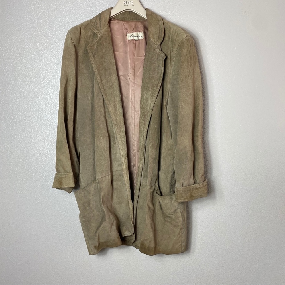Vintage LANNA suede jacket medium